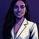 Illustrated portrait of Karina Stoyanova